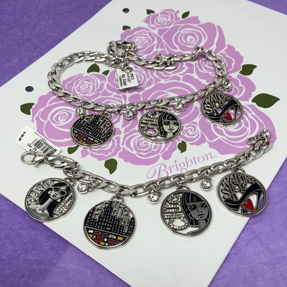 Brighton Jewelry - Brighton fashionista necklace and bracelet